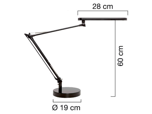 Bureaulamp Unilux Mambo led zwart