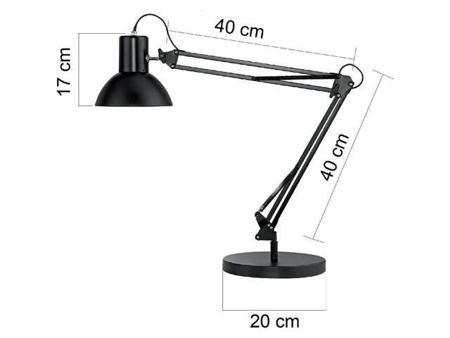 Bureaulamp Unilux Success 66 led TK zwt