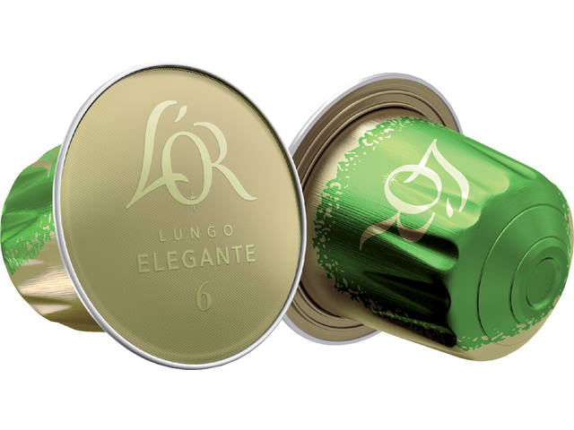Koffiecups L Or espresso Lungo Elegante 20st