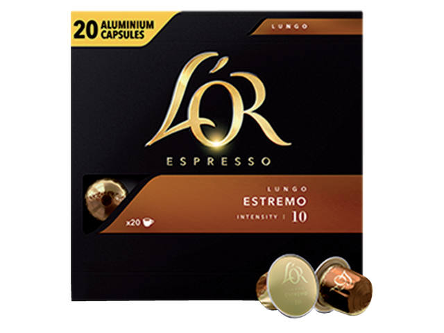 Koffiecups L Or espresso Lungo Estremo 20st