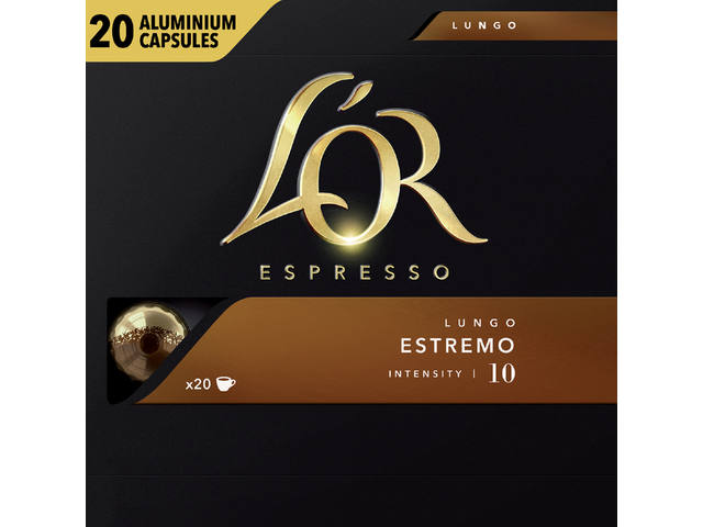 Koffiecups L Or espresso Lungo Estremo 20st