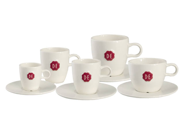 Schotel Douwe Egberts universeel wit