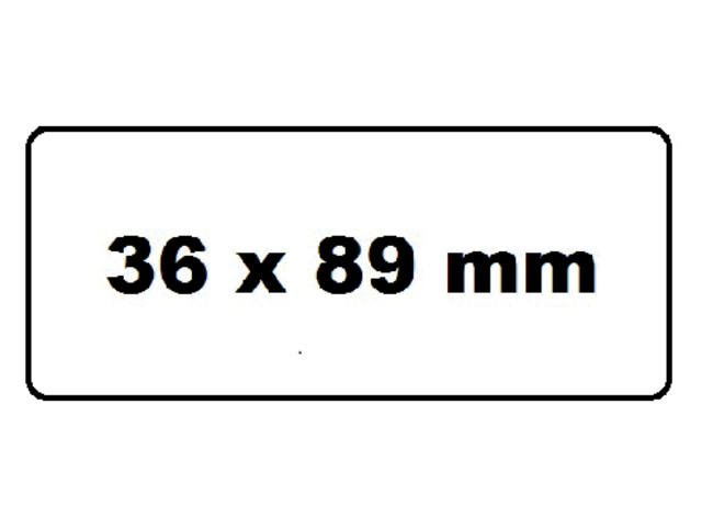 Label Etiket Quantore 99012 36x89mm adres wt
