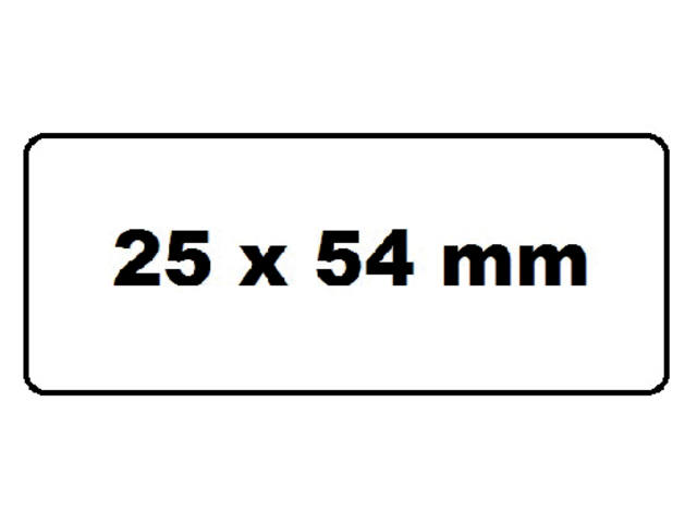 Label Etiket Quantore 11352 54mmx25mm retour wt