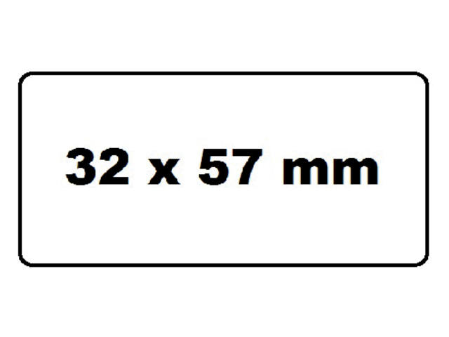 Label Etiket Quantore 11354 57mmx32mm wt