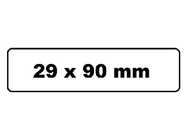 Label Etiket Quantore Dk-11201 29mmx90mm adres wt