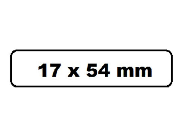 Labeletiket Quantore DK-11204 17mmx54mm wt 400st