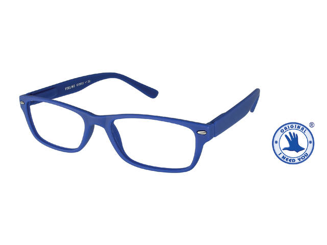 Leesbril I Need You +1.00dpt Feeling blauw