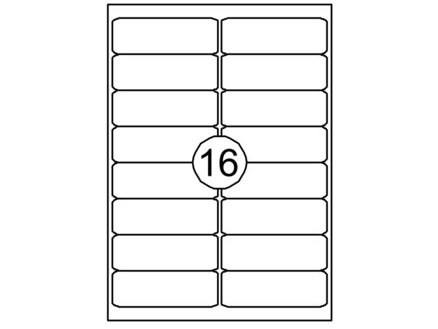 Etiket Quantore 99.1x33.9mm 1600st