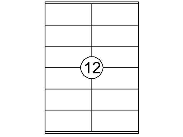 Etiket Quantore 105x48mm 1200st