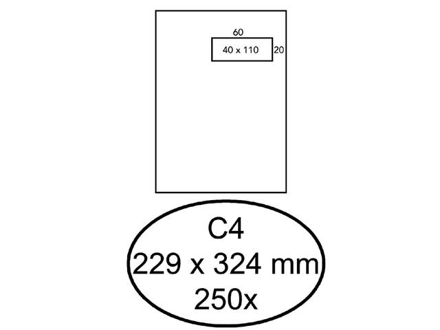 Envelop Quantore venster C4 zk 120gr wt