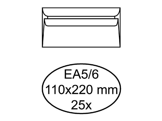 Envelop Quantore bank EA5/6 110x220 80gr zk wt