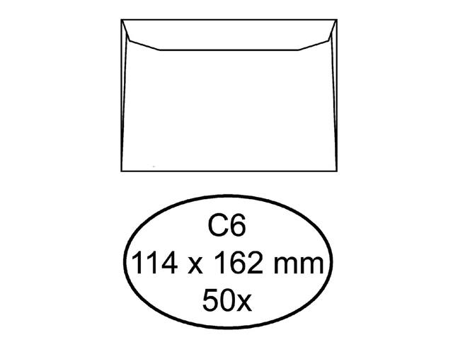 Envelop Quantore bank C6 114x162 80gr wt
