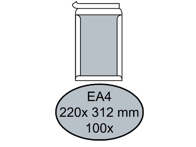 Envelop Quantore bordrug EA4 220x312 zk 120gr wt