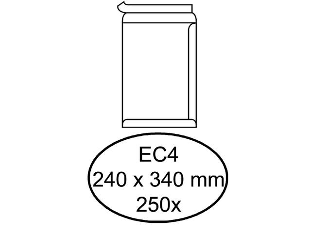 Envelop Hermes akte EC4 240x340 zk 250st wit