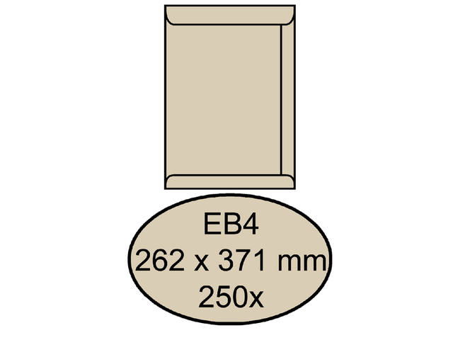 Envelop Quantore akte EB4 262x371 120gr cremekraft
