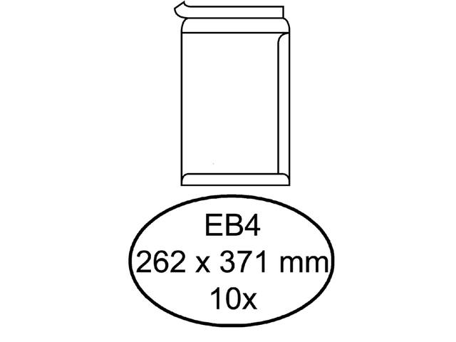 Envelop Hermes akte EB4 262x371 zk 10st wit