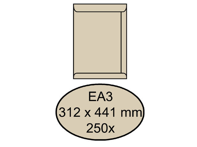 Envelop Quantore akte Ea3 312x441 120gr cremekraft