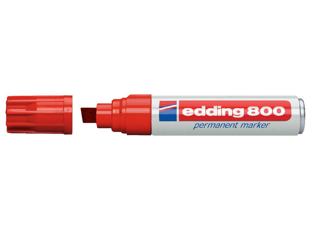 Viltstift edding 800 schuin 4-12mm rood
