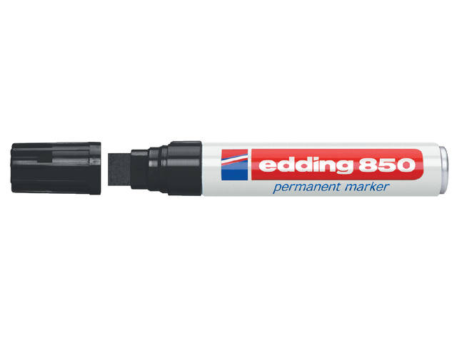 Viltstift edding 850 blok 5-18mm zwart