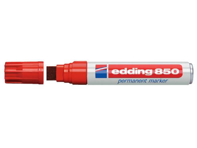 Viltstift edding 850 blok 5-18mm rood