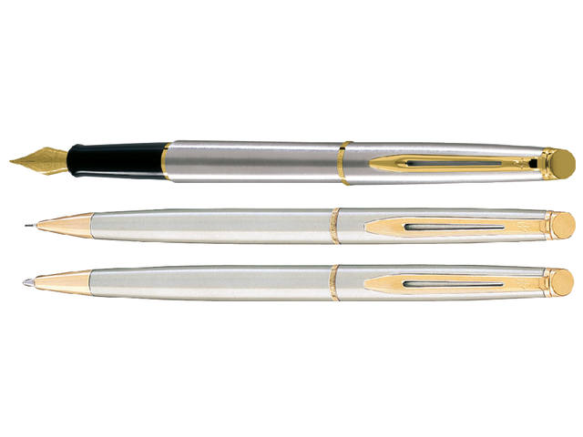 Vulpen Waterman Hemisp GT F roestvrij staal