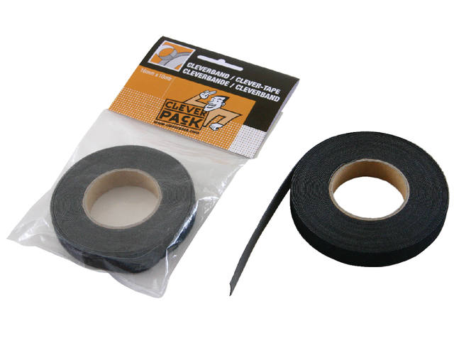 Klittenband CleverPack kabelbinder 2in1 zwart