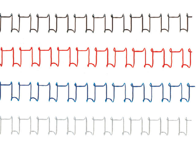 Draadrug Fellowes 12mm 34rings A4 zilver