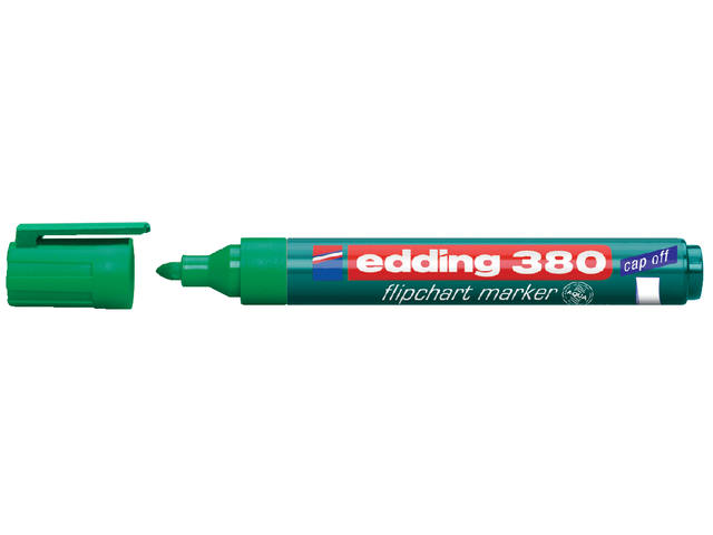 Viltstift edding 380 flipover rond 1.5-3mm groen