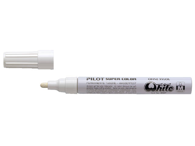 Viltstift PILOT Super SC-W M wit