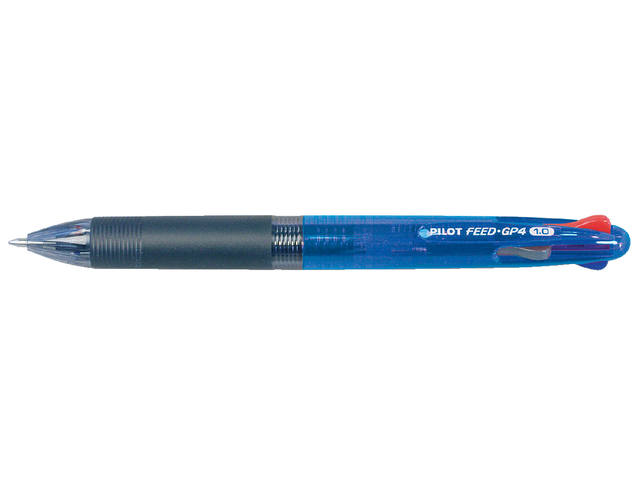 Balpen PILOT Begreen 4kleuren Feed GP4 M blauw