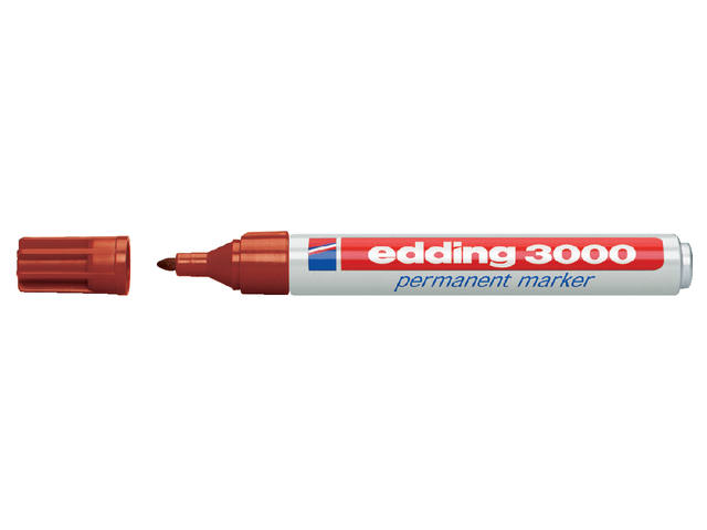 Viltstift edding 3000 rond 1.5-3mm bruin