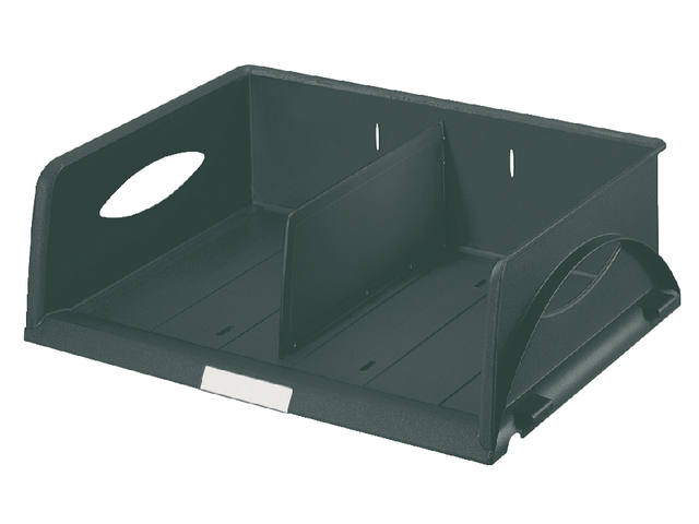 Brievenbak Leitz Sorty standaard  A4 maxi dwars zw