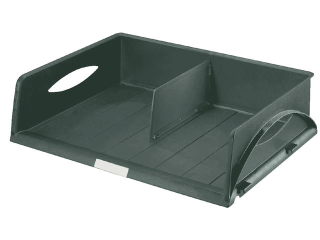 Brievenbak Leitz Sorty Jumbo A3 dwars zwart