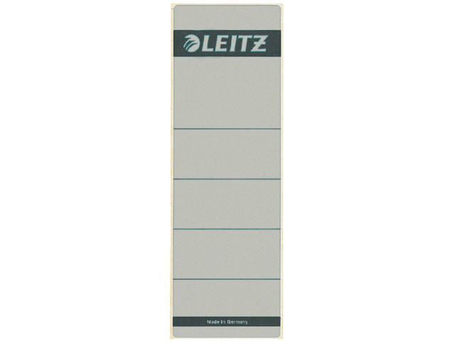 Rugetiket Leitz 62x192mm zelfkl grijs