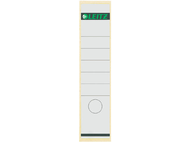 Rugetiket Leitz 62x285mm zelfkl wit