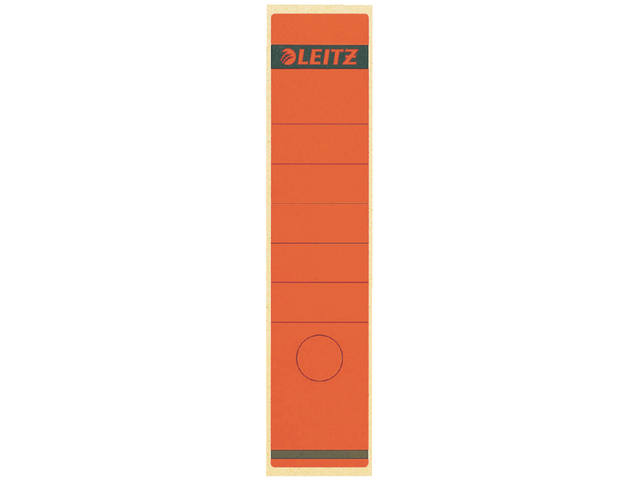 rugetiket Leitz  62x285mm zelfkl rood