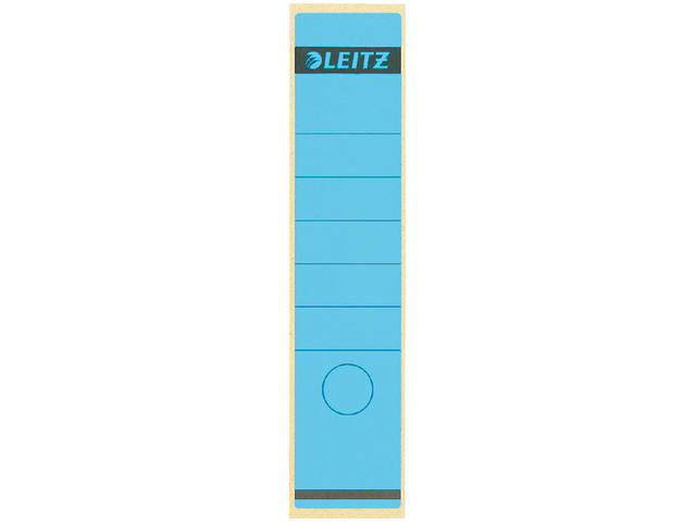 Rugetiket Leitz 62x285mm zelfkl blauw