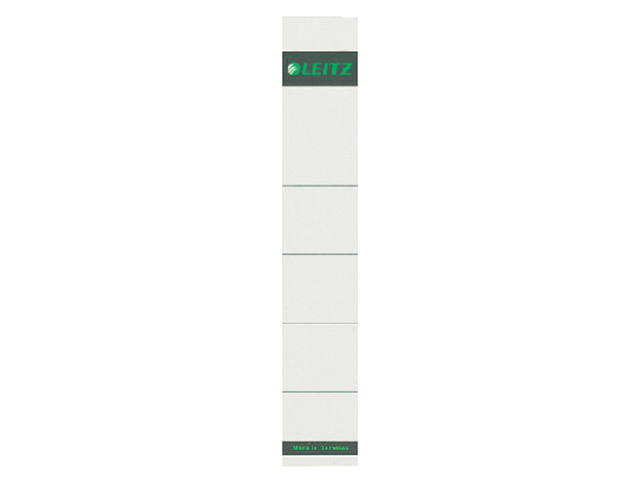 RUGETIKET LEITZ 1608 32X191MM KARTON GRIJS