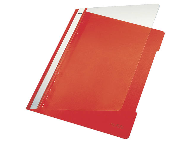Snelhechter Leitz standaard A4 PP rood