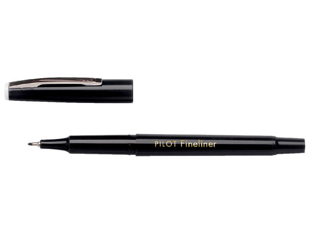 Fineliner PILOT SW-PPF F zwart