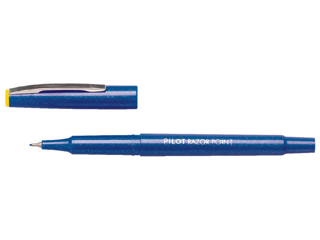 Fineliner PILOT Razor Point SW-10 PP F blauw