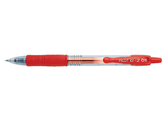 Gelschrijver PILOT BL-G2+-5 F rood