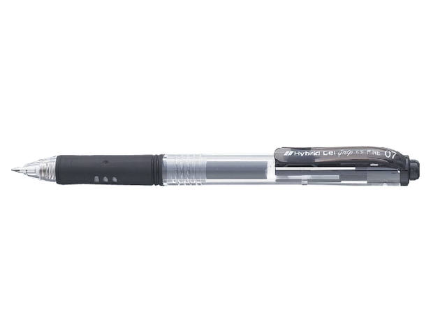 Gelschrijver Pentel K157 M zwart