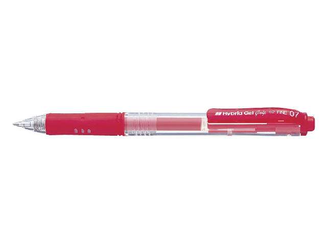 Gelschrijver Pentel K157 M rood