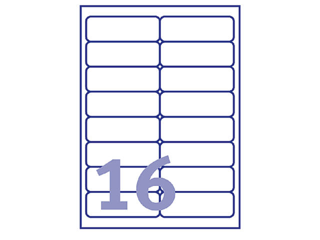 Etiket Avery J8162-10 99.1x33.9mm wit 160st