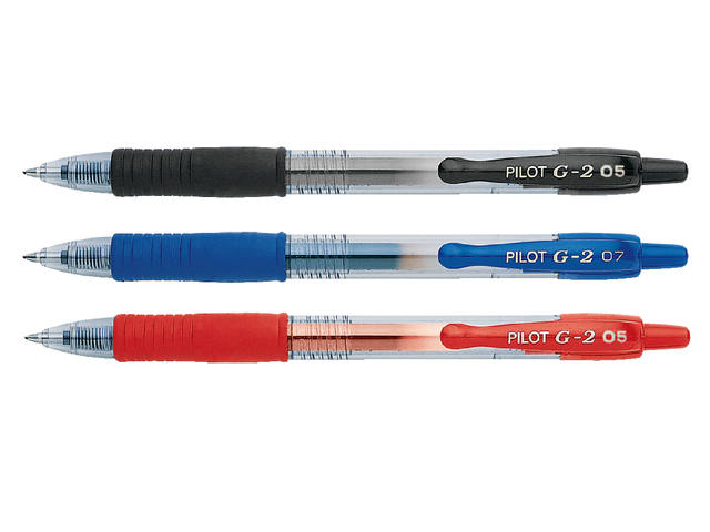 Gelschrijver PILOT BL-G2+ -5 F zwart