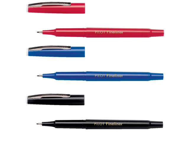 Fineliner PILOT SW-PPF F zwart