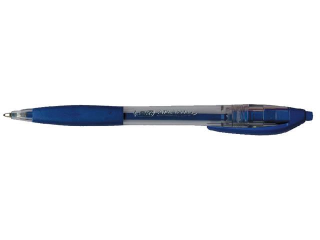 Balpen Bic Atlantis classic grip clic M blauw