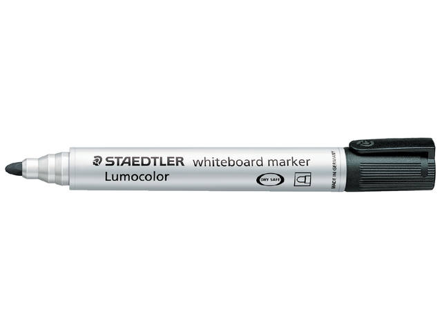 Whiteboardmarker Staedtler 351 rond 2mm zwart